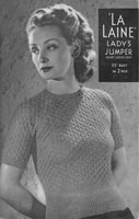 vintage ladies jymper knitting pattern