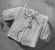 matinee jacket knitting pattern 1940s