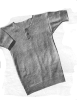 vintage vest or undershirt knitting pattern from ww2 service knitts