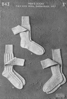 vintage sock knitting pattern
