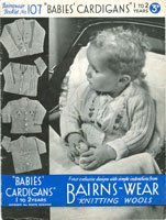 vintage baby cardig knitting patterns