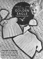 vintage baby dress set with shawl knitting pattern 1930s
