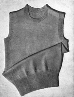 vintage knitting pattern for battledress jacket