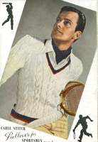 vintage knitting pattern for men