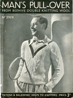 vintage cricket jumper knitting pattern