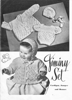 baby jumper set as shown 1940s