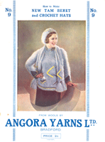 vintage angora knitting pattern from the 1920s