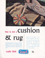 vintage cuchion knitting pattern