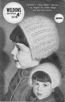 vintage girls alice band hat 1950's