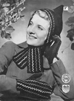 vintage 1950s ladies hat knitting patterns