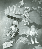 vintage dolls knitting pattern