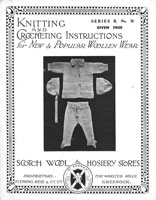 vintage baby vest knitting pattern 1920s