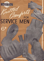 vintage service comforts knitting patterns 1940s