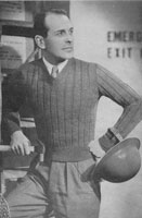 vintage air-raid warden sweater 1940