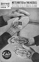 vintage fair isle gloves knitting pattern bestway 1459