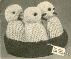 vintage egg cosy knitting pattern