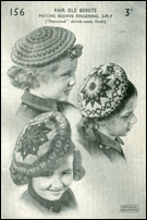 vintage beret knitting pattern