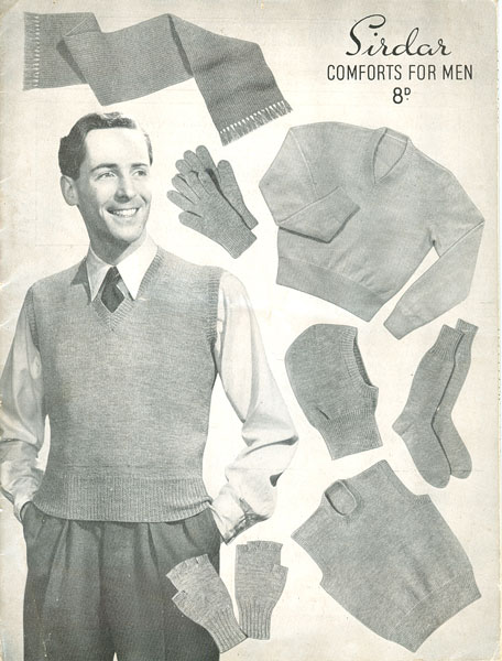 Vintage Knitted World War 2 knitting patterns available from Fab40s.co.uk