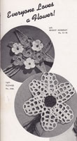 vintage crochet pattern flowers