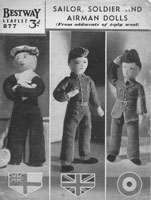 vintage milarty dolls knitting pattern for sale