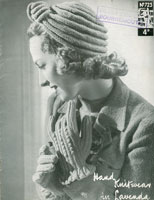 vintage ladies hat knitting patterns