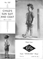 copley sun suit for toddler from 1940s