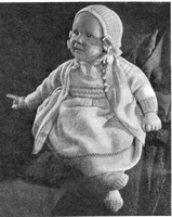 vintage 1920s dress set for baby
