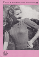 vintage ladies twinset jumper 1940s