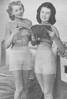 vintage ladies knitting pattern for knickers 1940s