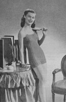 vintage ladies cami knickers 1940s