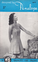 penelope 1277 ladies underwear cami knickers 1940s wartime