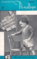 vintage knitting pattern with fair isle cardigan knitting pattern 1950s