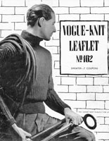 vintage roll neck navel sweater knitting pattern world war two