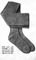 vintage service womens knickers knitting pattern 1940s