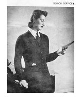Wren war time cardigan knitting pattern 1940s
