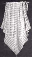 vintage baby shawl knitting pattern from bairnswear 147 1930s