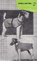 vintage dog coat knitting patterns