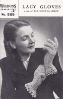weldons 589 knitted and crochet gloves