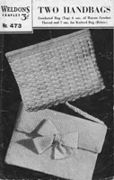 vintage ladies bag knitting patterns