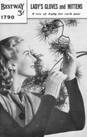 vintage ladies gloves knitting pattern