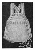 vintage bay sun suit knitting pattern 1930s