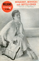 vintage knitting pattern for ladies bedjacket