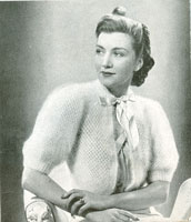 vintage ladies bed jacket knitting patterns