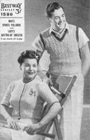 vintage bestway mens tennis chricket jumper ladies cardigan