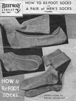 vintage sock knitting patterns