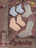 vintage knitting pattern for socks