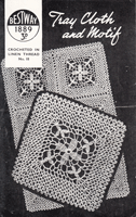 vintage crochet pattern for doilies or mats 1940s