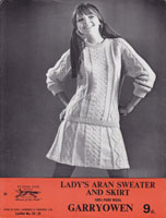 ladies aran knitting pattern