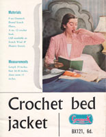 Great vintage crochet bed jacket pattern