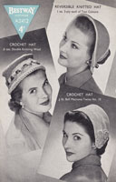 vintage knitting pattern for ladies hats